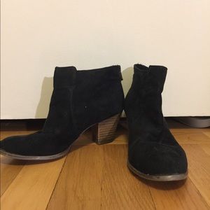 Black Suede Booties